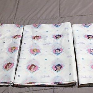 3 Vintage Disney Princesses Valances Jasmine, Snow White, Belle, and Cinderella